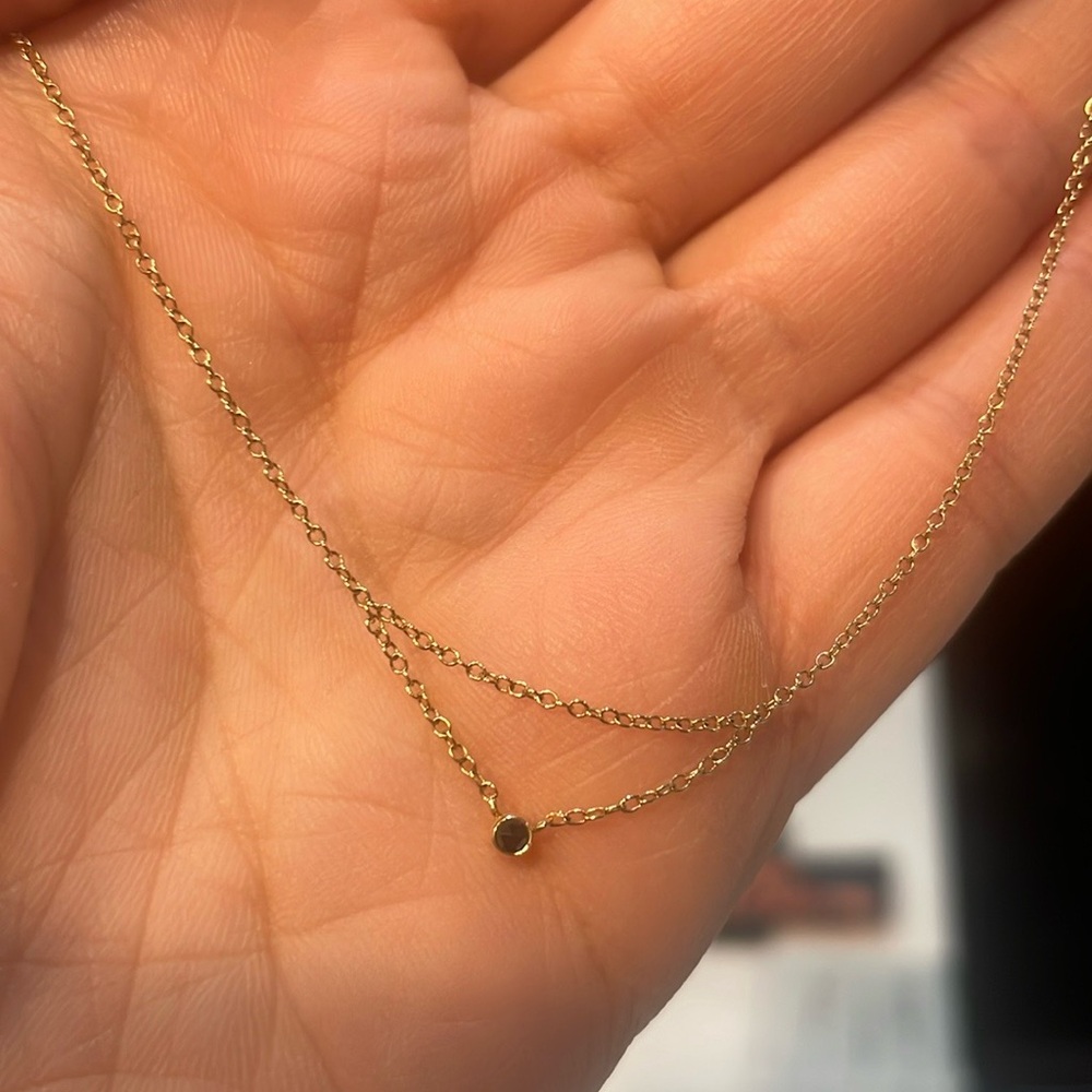 Catbird Black Diamond Chained To My Heart Necklace